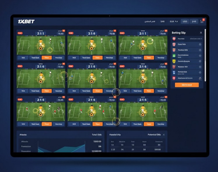 منصة المراهنات الرياضية المباشرة في 1xbet